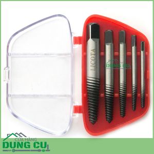 Bộ mũi vít mở bu lông ốc vít gãy Licota Tap-50002