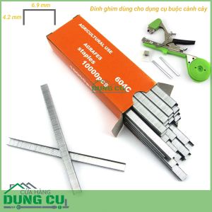 Hộp ghim bấm 604C 10000 kim cho dụng cụ buộc cành cây tự động