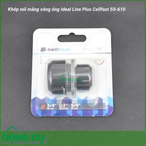 Cút nối măng sông ống Ideal Line Plus Cellfast 50-610