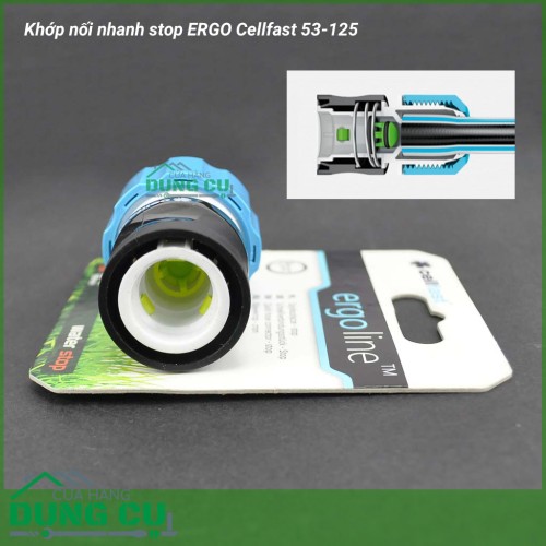 Khớp nối nhanh stop ERGO Cellfast 53-125