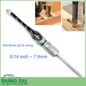 Mũi khoan gỗ đục mộng vuông 5/16inch(7.9mm)