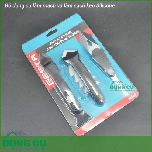 Bộ dụng cụ làm mạch và làm sạch keo Silicone 16042