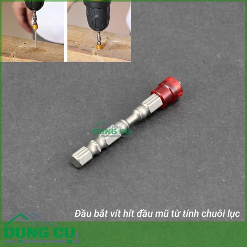 Đầu bắt vít hít đầu mũ từ tính chuôi lục
