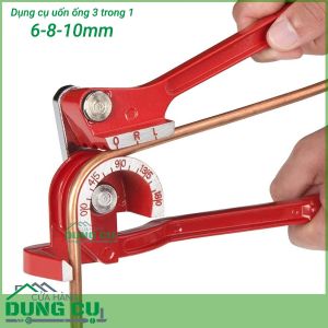 Dụng cụ uốn ống chuyên nghiệp 180°  3 in 1 6/8/10mm