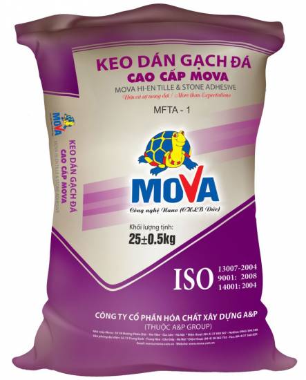 Hướng dẫn thi công keo dán gạch đá Mova