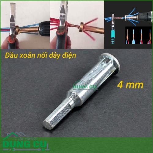 Đầu xoắn nối dây điện 5 lỗ 4mm