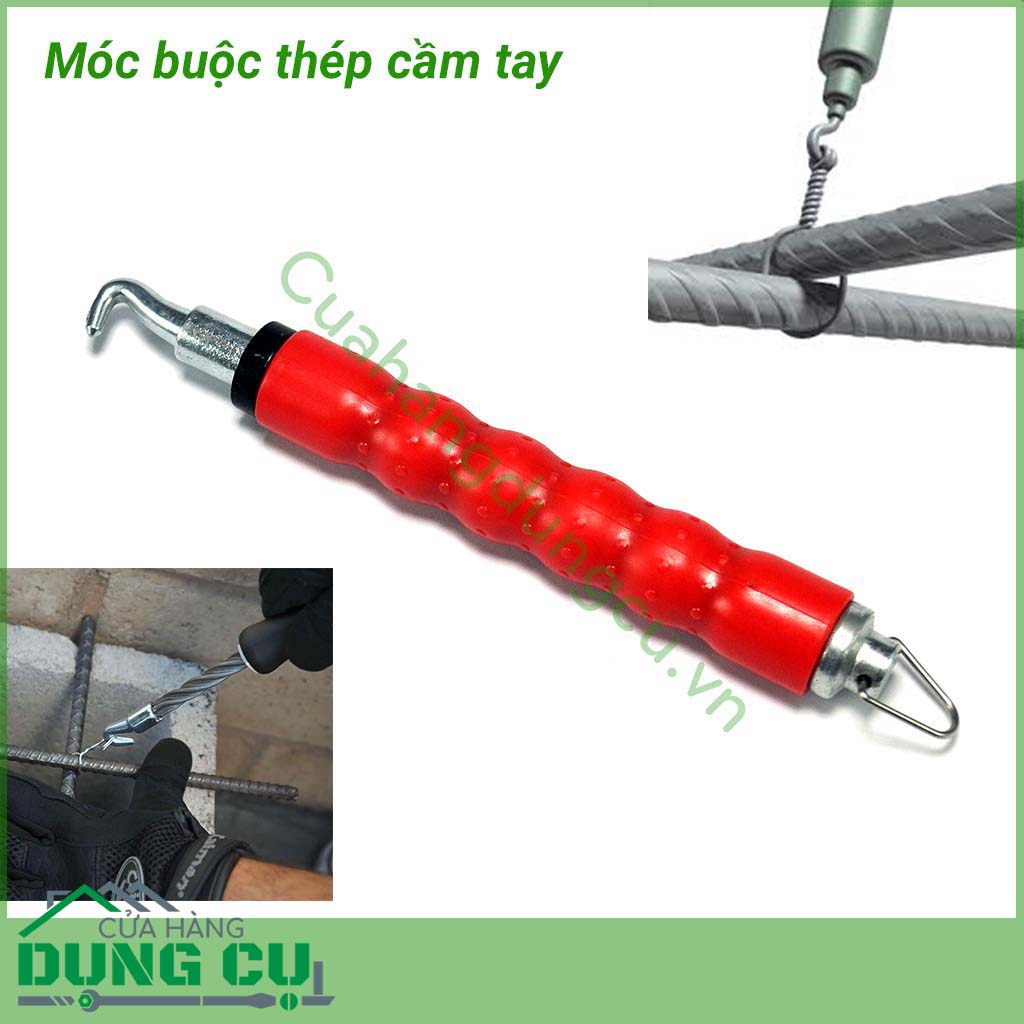 Móc buộc thép – xoắn thép ngắn