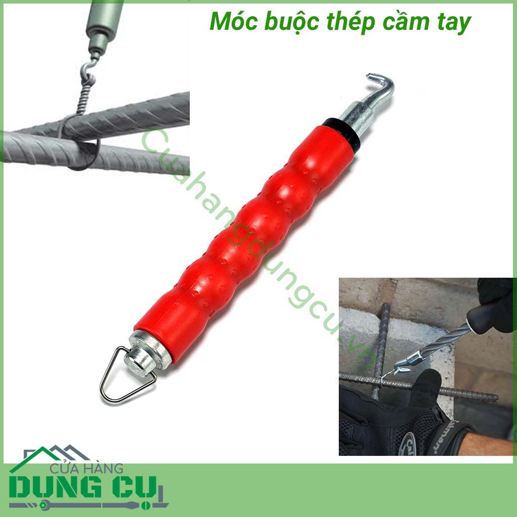 Móc buộc thép – xoắn thép ngắn