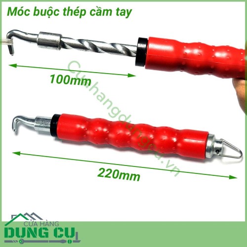 Móc buộc thép – xoắn thép ngắn