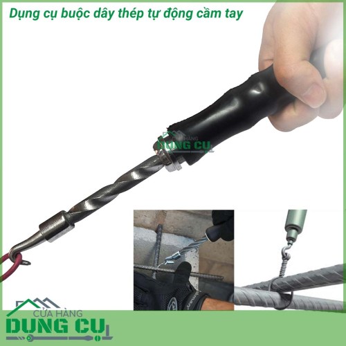 Móc buộc dây thép tự động cầm tay
