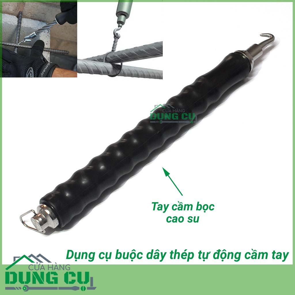 Móc buộc dây thép tự động cầm tay