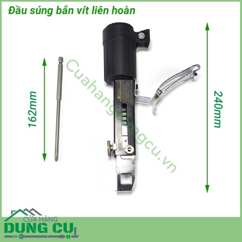 Đầu chuyển đổi máy khoan thành súng bắn vít liên