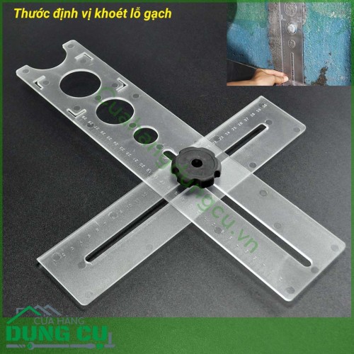 Thước định vị khoét lỗ gạch