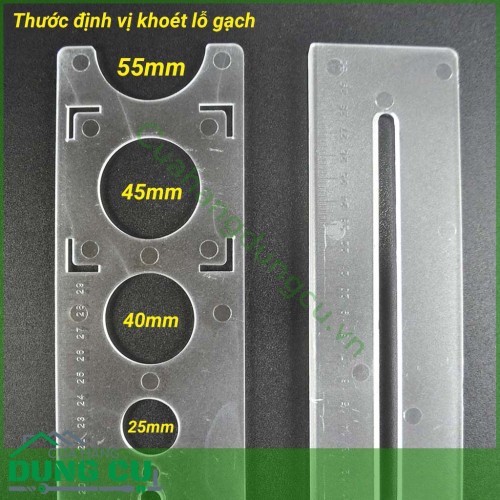Thước định vị khoét lỗ gạch