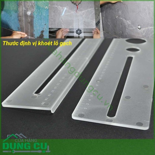 Thước định vị khoét lỗ gạch