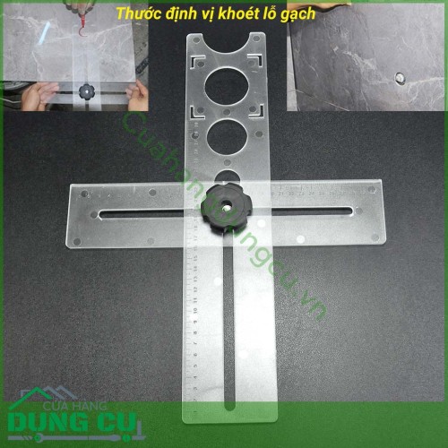 Thước định vị khoét lỗ gạch