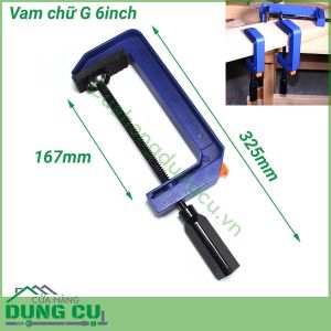 Vam chữ G kẹp nhanh 6inch