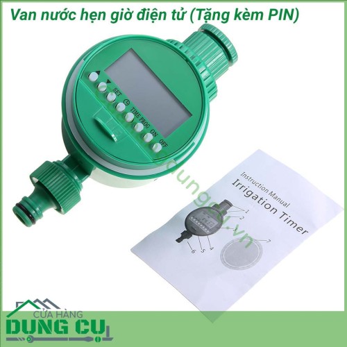 Van nước hẹn giờ điện tử