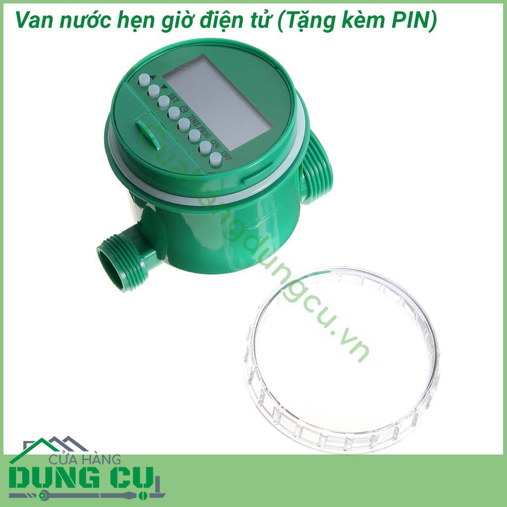 Van nước hẹn giờ điện tử