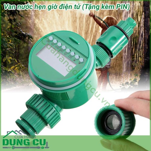 Van nước hẹn giờ điện tử