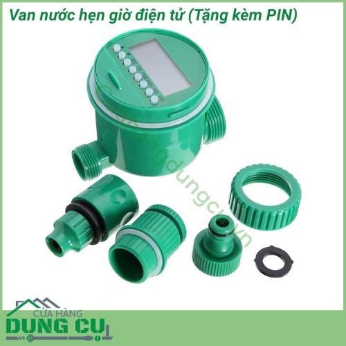 Van nước hẹn giờ điện tử