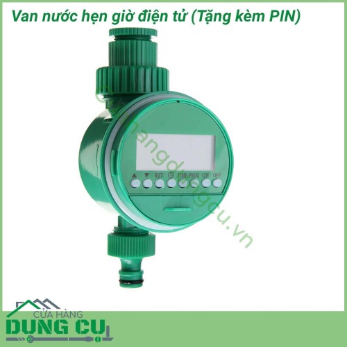 Van nước hẹn giờ điện tử