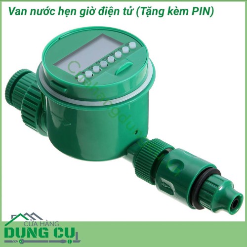 Van nước hẹn giờ điện tử