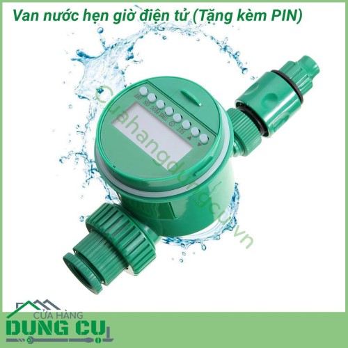 Van nước hẹn giờ điện tử