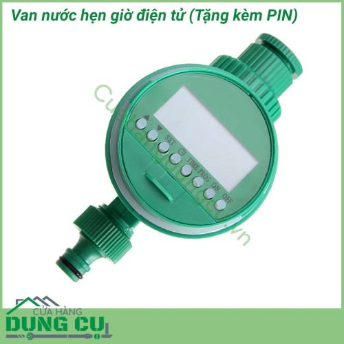 Van nước hẹn giờ điện tử
