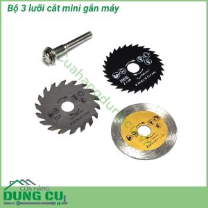 Bộ 3 lưỡi cắt mini đa năng