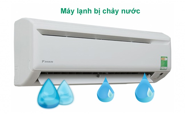 Điều hòa chảy nước ở dàn lạnh. Nguyên nhân và cách khắc phục