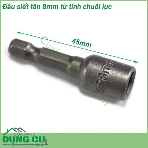 Bộ 10 đầu xiết tôn Top 8mm ngắn 45mm