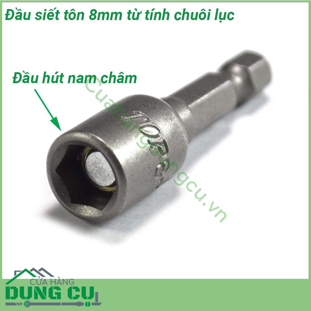 Bộ 10 đầu xiết tôn Top 8mm ngắn 45mm