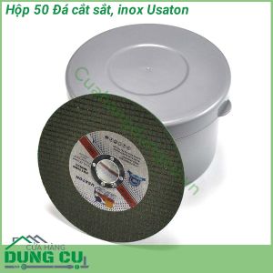 Hộp 50 viên đá cắt sắt, inox Usaton