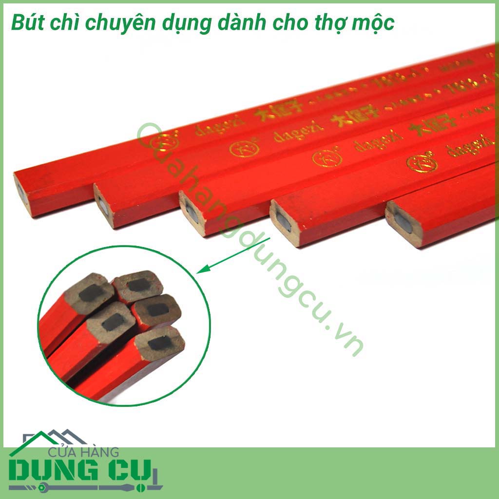 Bút chì chuyên dụng dành cho thợ mộc