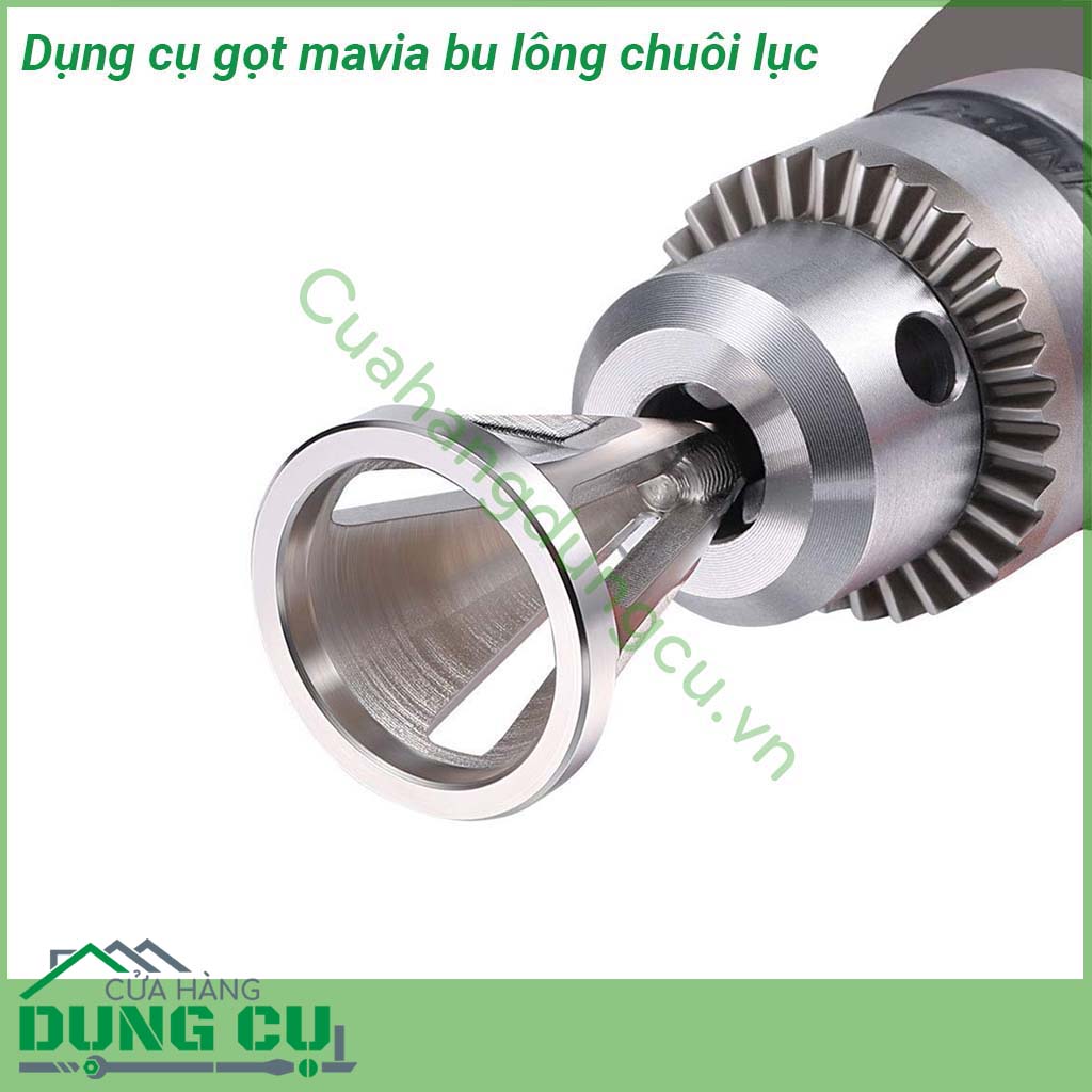 Dụng cụ gọt ma via bu lông gắn máy khoan