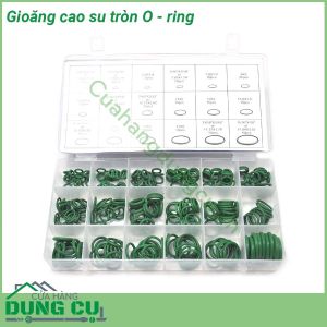 Hộp 270 gioăng cao su chịu dầu chịu nhiệt 18 cỡ