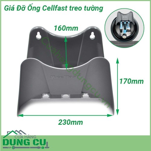 Giá đỡ ống treo tường Cellfast