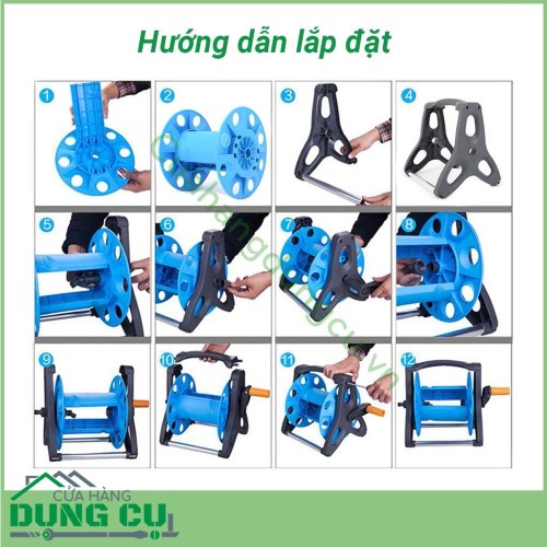 Bộ khung lô cuốn dây tưới vườn