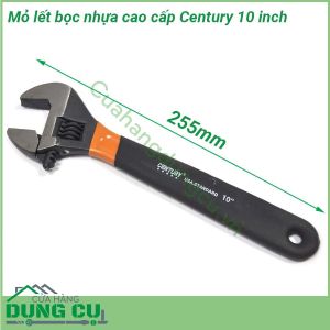 Mỏ lết 10inch cán bọc nhựa cao cấp Century