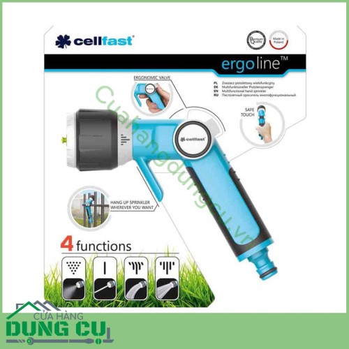 Vòi tưới cây rửa xe cao cấp Cellfast 53-330
