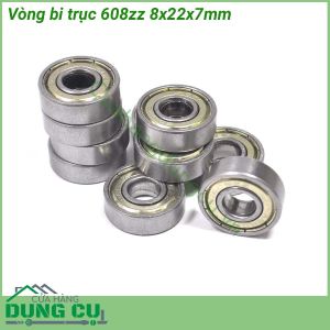 Bộ 10 vòng bi trục 608zz 8x22x7mm