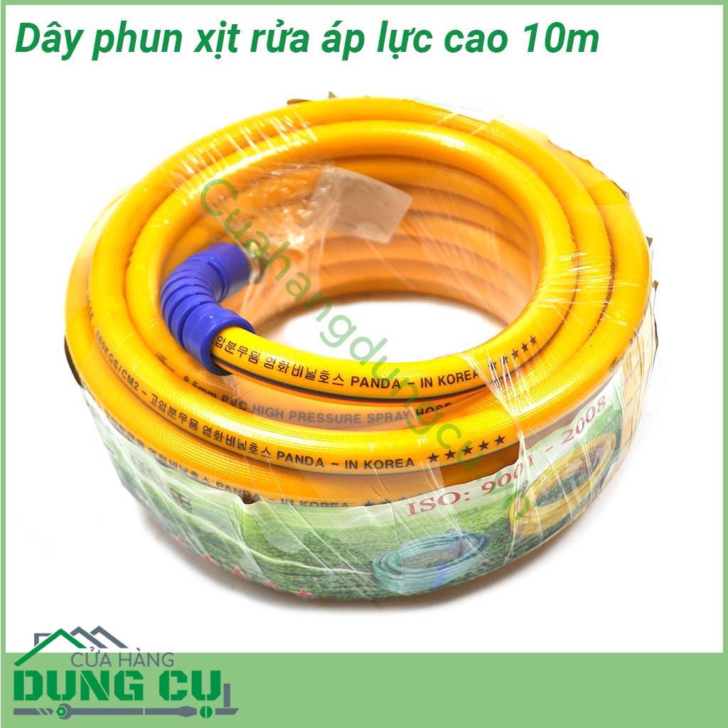 Dây phun xịt rửa áp lực cao 10m