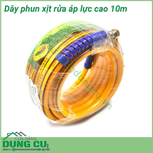 Dây phun xịt rửa áp lực cao 10m