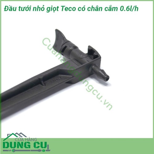 Đầu tưới nhỏ giọt Teco có chân cắm 0-6l/h