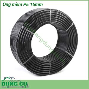 Ống mềm PE 16mm tưới phun sương, nhỏ giọt