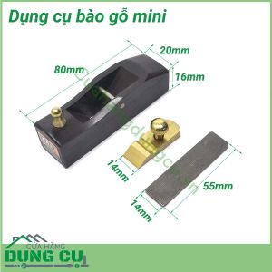 Dụng cụ bào gỗ mini cầm tay dành cho thợ mộc