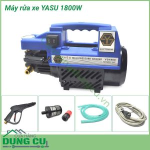 Máy rửa xe Yasu 1800W công nghệ NHẬT BẢN